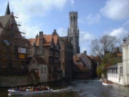 Bruges - Belfry from Canal