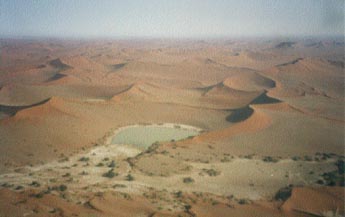 Sossusvlei from the air